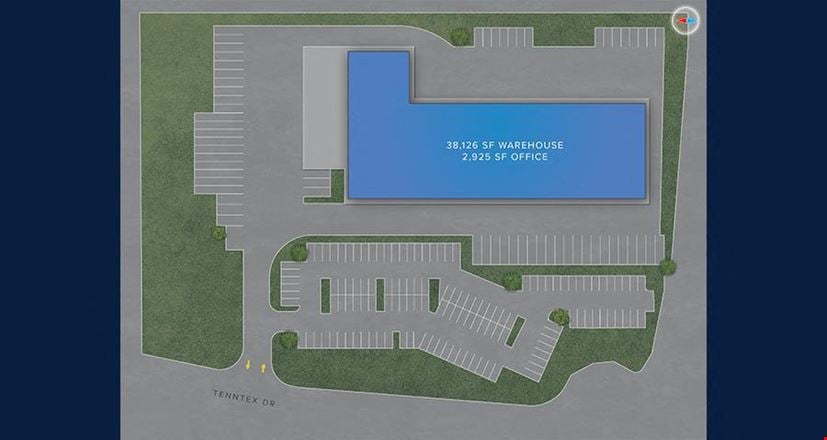 Preview of Industrial space for Rent at 1780 TENNTEX DR COOKEVILLE