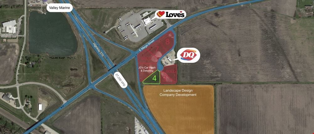 Land property in Valley, NE