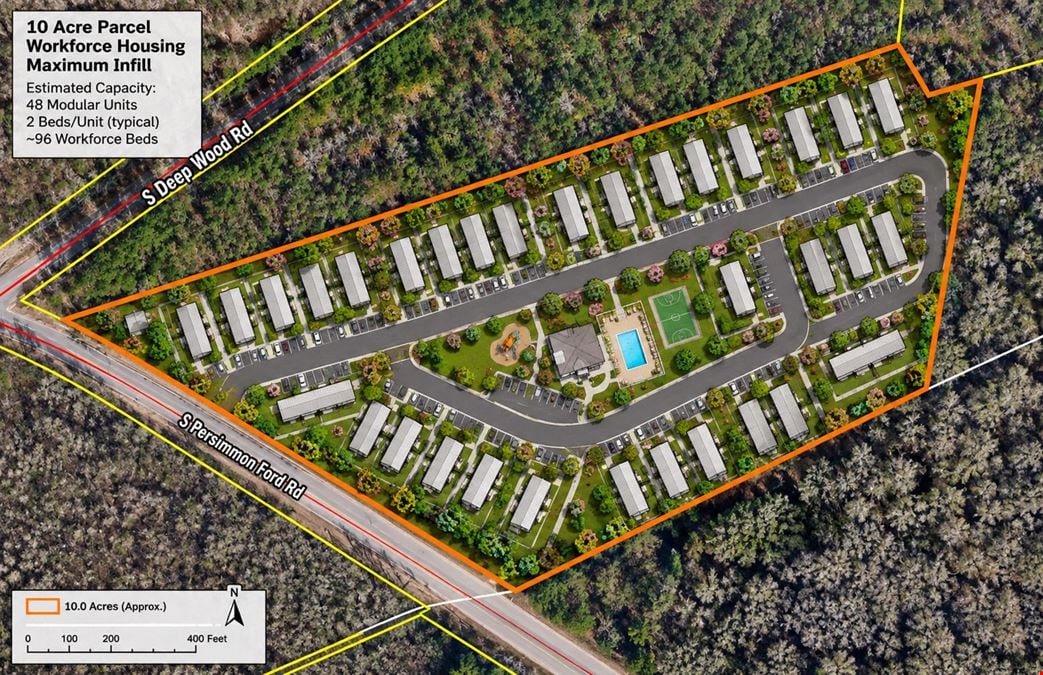 Modular or Mobile Home Park Infill 10 Acre Tract | Florence County Sector Conducive for the Same