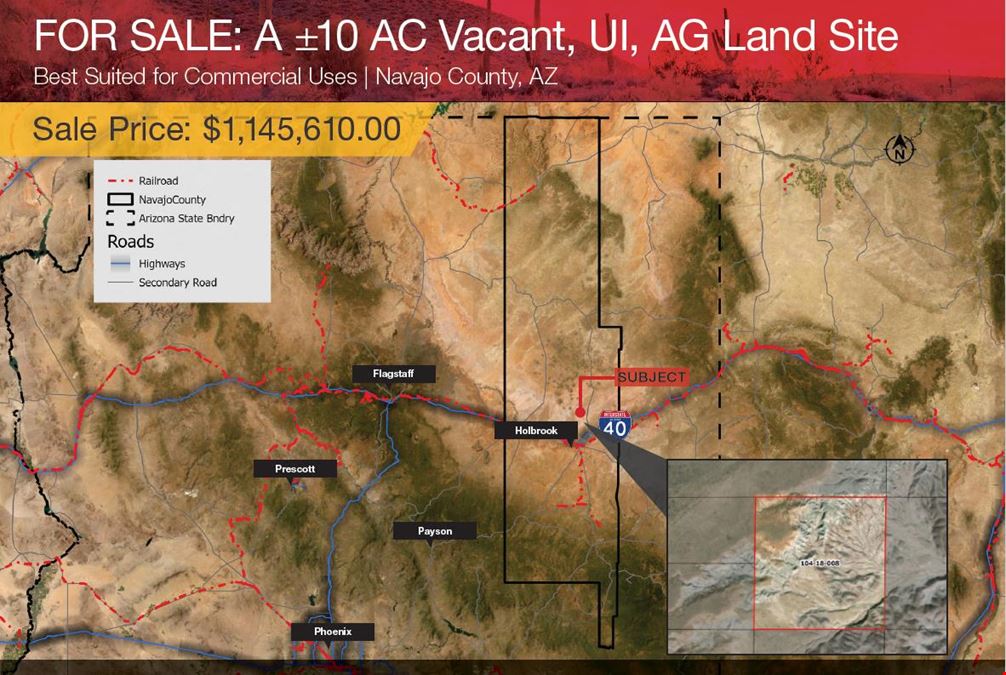 10 AC ±.30 Miles W of Olympic & ±.06 Miles N of Jan Rd