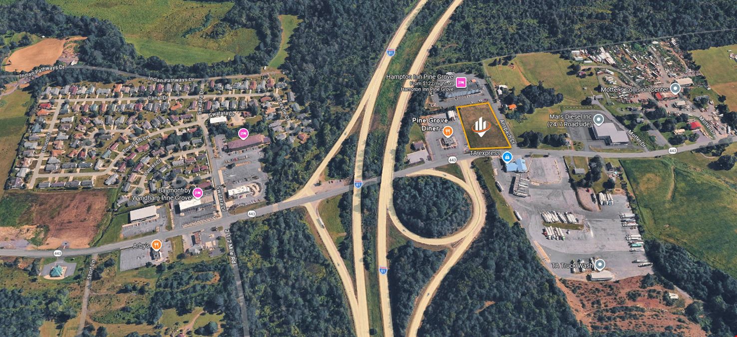 1.77 AC for Lease off Interstate 81
