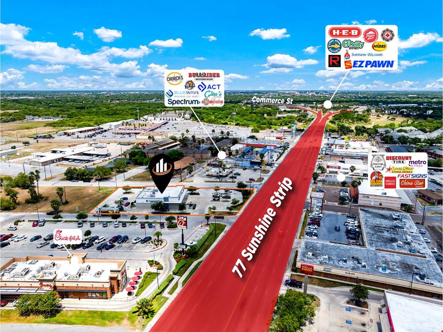 5,000 SF NNN Retail Center | Harlingen, TX