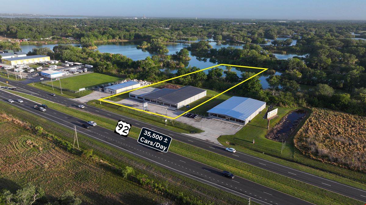 15,940 SF on 2.84 Acres Retail & Warehouse - US 92 Lakeland