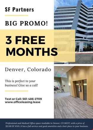 Preview of Office space for Rent at 3600 South Yosemite Street