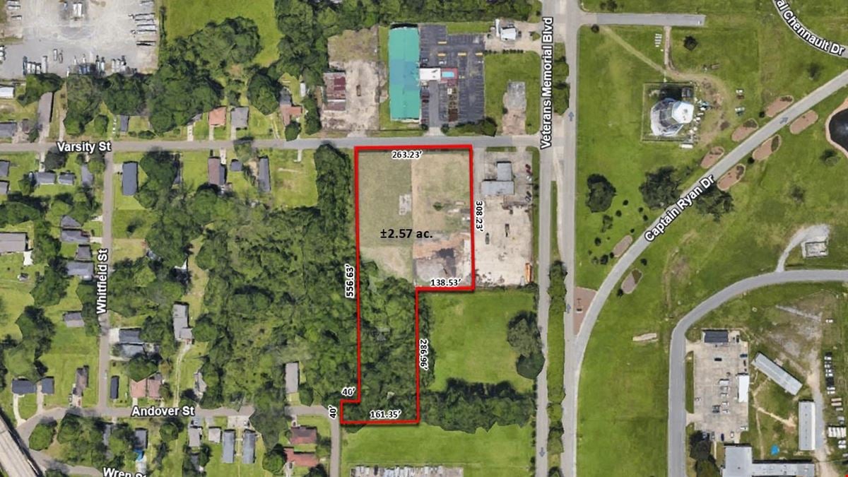 ±2.57 Acres - Fenced and Partially Stabilized