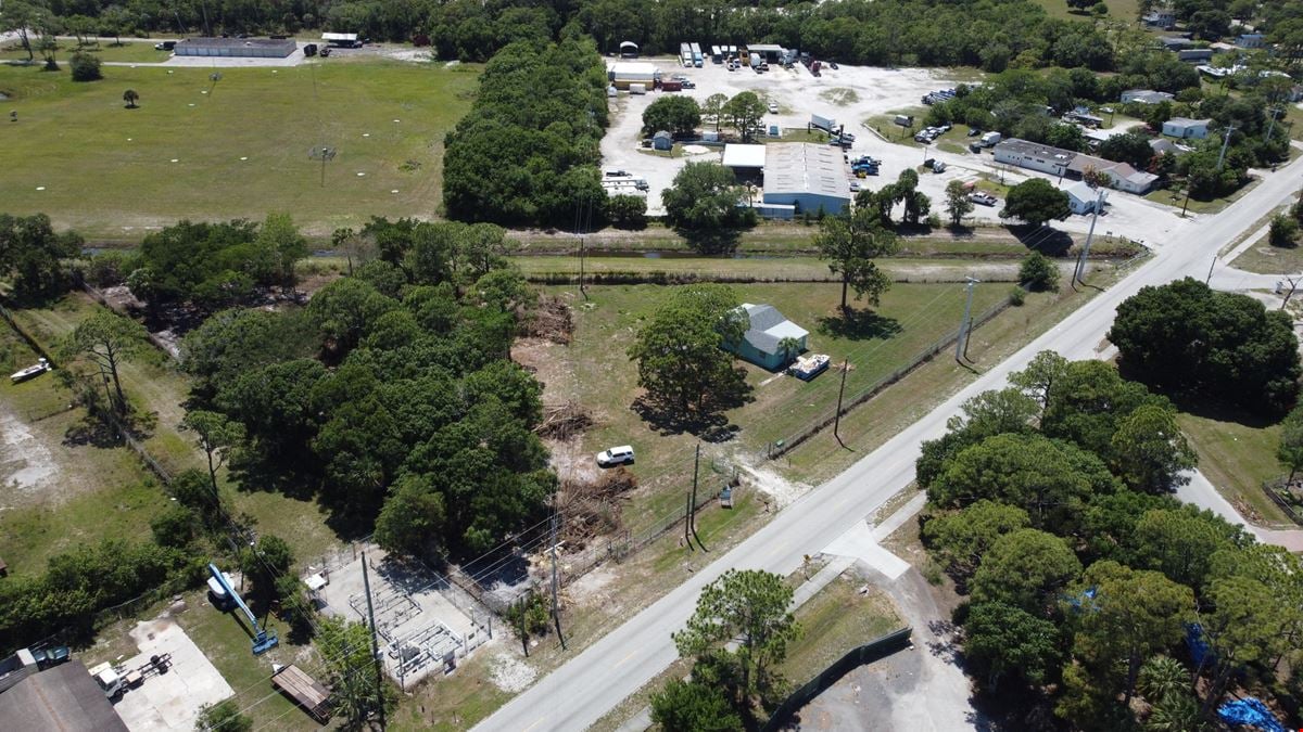 2.06 +/- Acre Industrial Land with Office