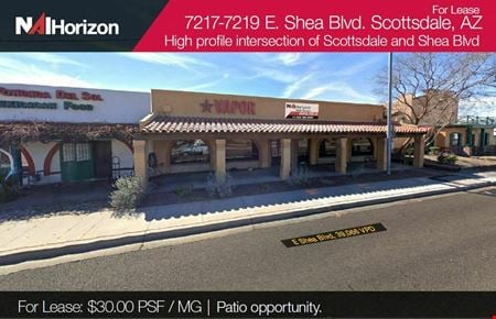 Preview of Retail space for Rent at 7217-7219 E Shea Blvd