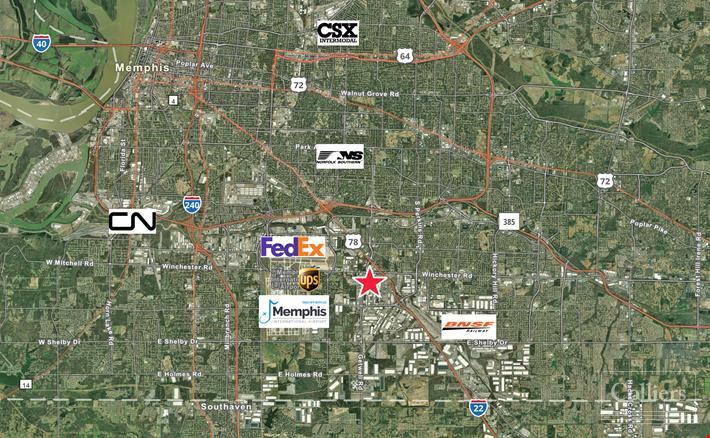 40,050± SF Industrial Building on New Getwell Rd. in Memphis