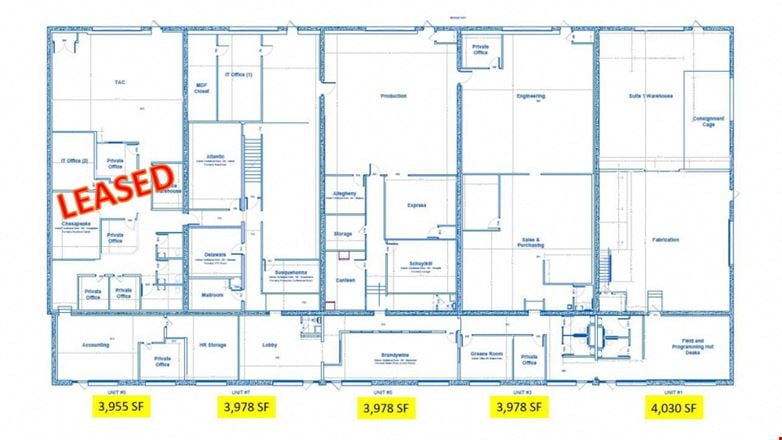 Preview of Industrial space for Rent at 208 Carter Dr
