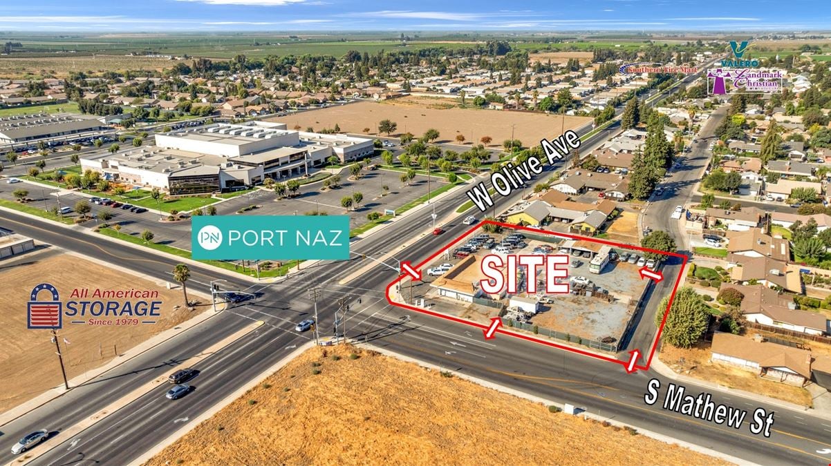 Prime Corner Retail Parcel w/ Utilities & Existing Parking Lot