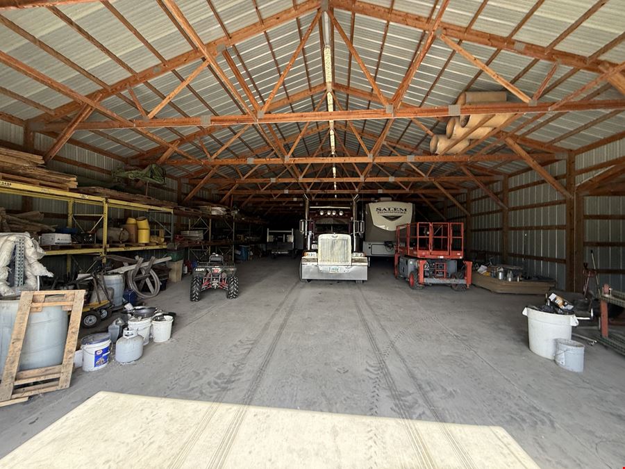 23,000+ SF Shop & Warehouse with Living Quarters | 10 Acres Near Fargo