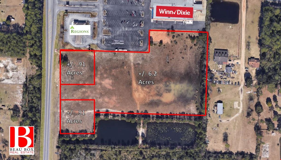 8 Acres with Outparcels S Blue Angel Pkwy