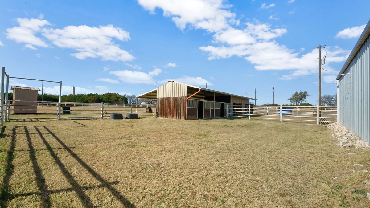Office, Shop & Yard on 2.75 Fenced Acres