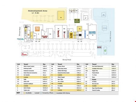 Preview of Retail space for Rent at 100-424 E Stroop Rd.