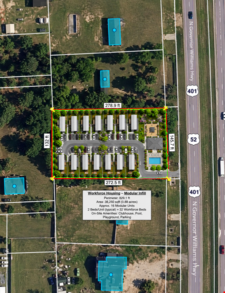 Preview of VacantLand space for Sale at 2620 N Governor Williams Hwy