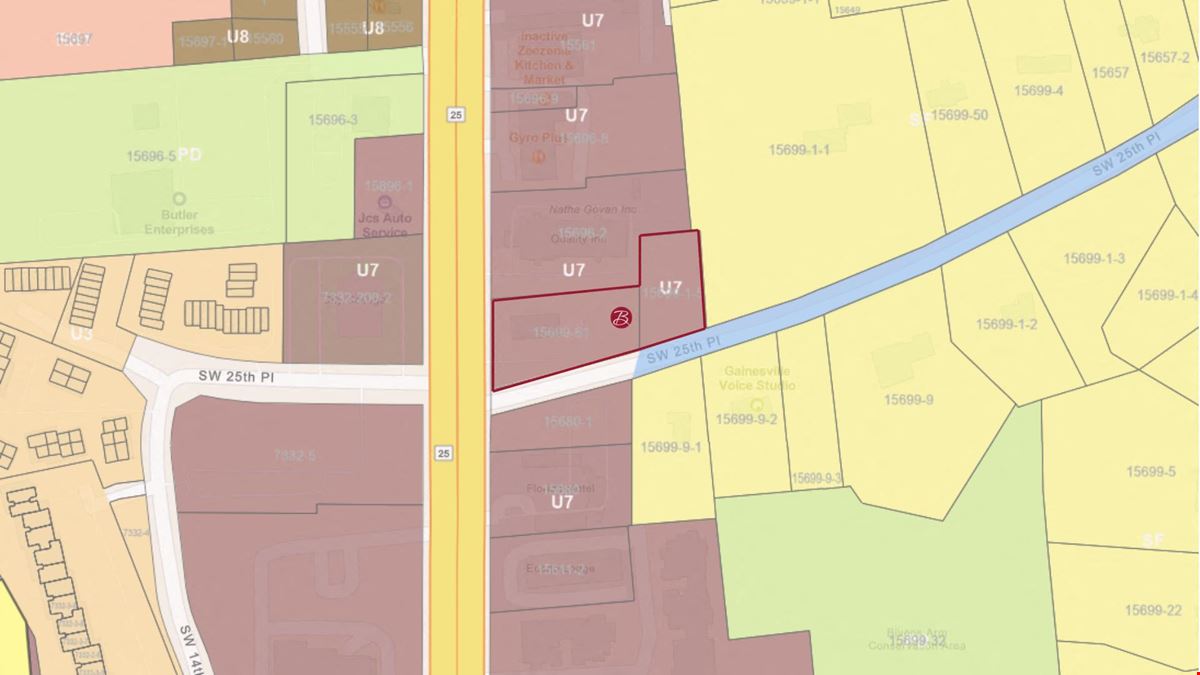 Re-development Site Near UF