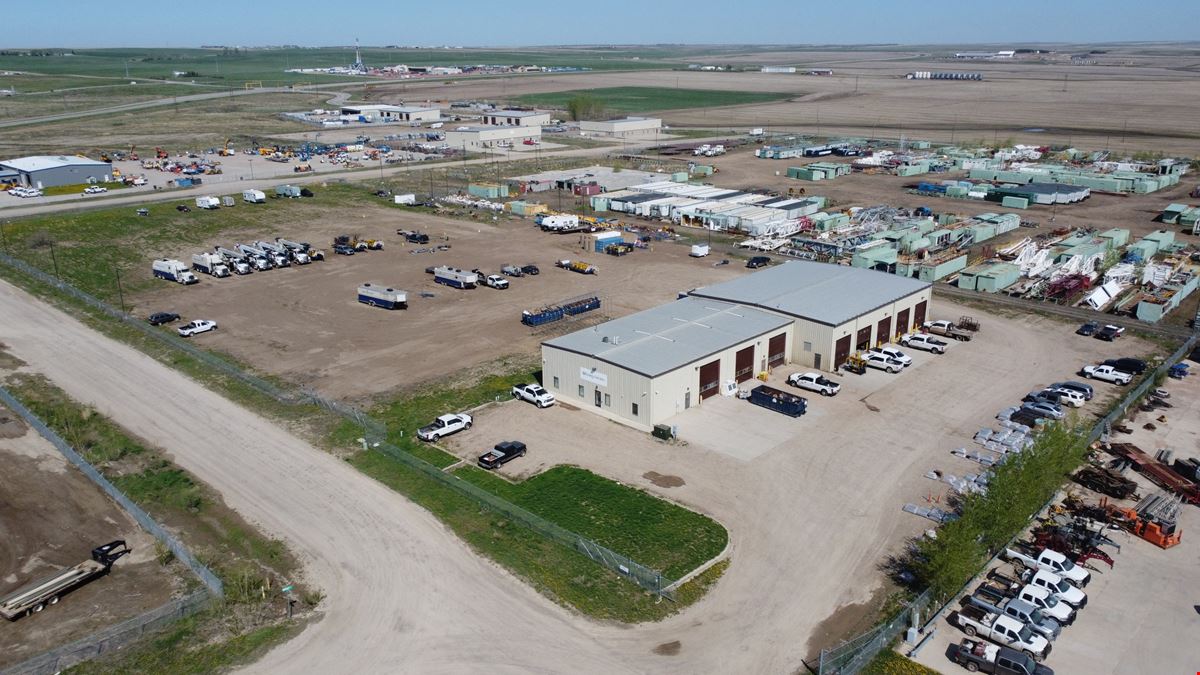 ±14,000 SF Industrial Shop | ±6.63 Fenced Yard | Williston ND