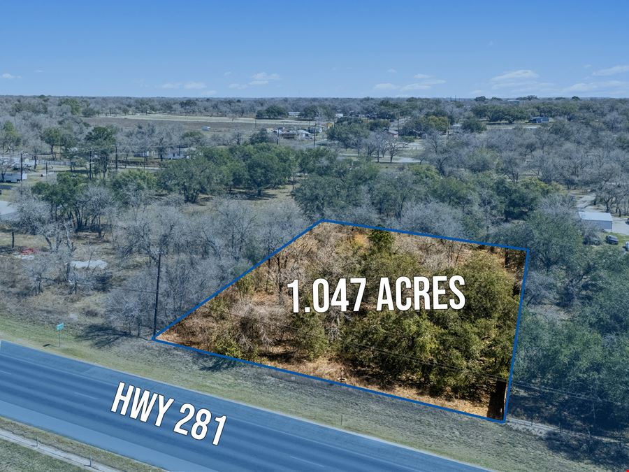 ±1 Acre with US HWY 281 Frontage
