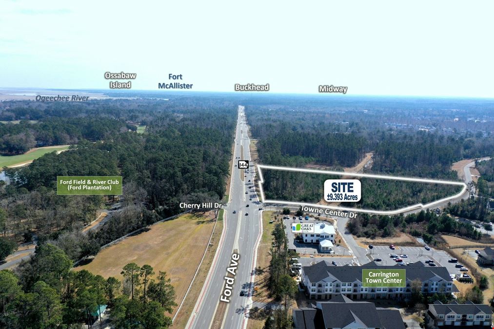 ±9.393 Commercial Acres on GA Hwy 144 (Ford Ave)