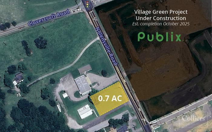 0.7 Acres For Ground Lease
