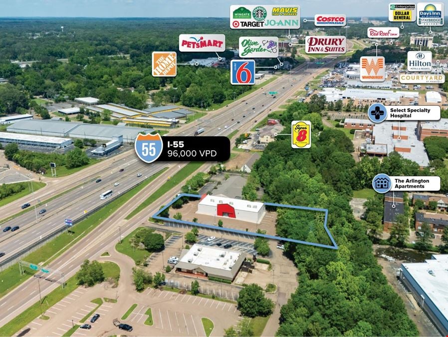 REIT Sale | Former Boot Barn | 96K VPD | I-55 Visibility | 2018 Built
