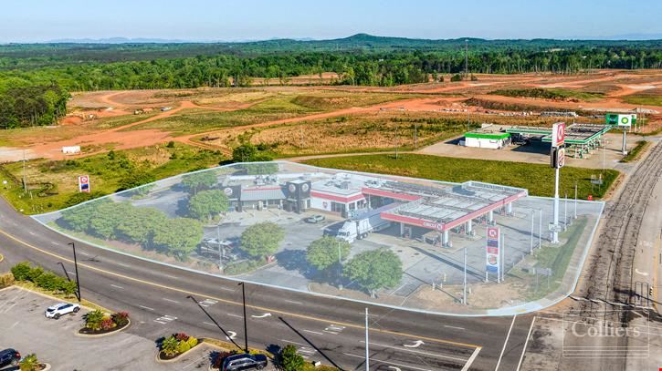Investment Opportunity with Existing Ground Lease at Signalized Intersection, Just Off I-85