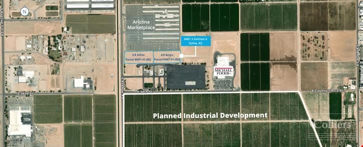 Light Industrial Development Parcel for Sale in Yuma