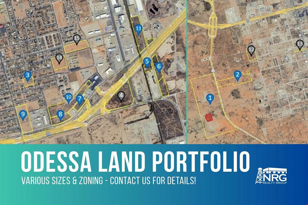 Odessa Land Portfolio: 1.34-312.26 Acre Parcels