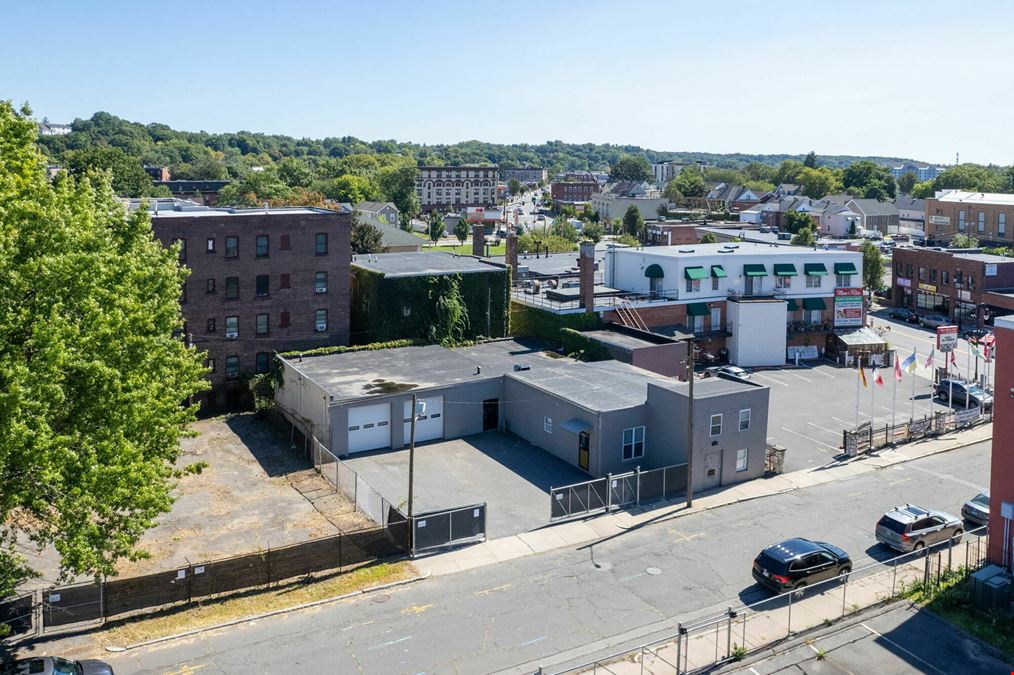 Commercial Building with Fenced Outside Storage