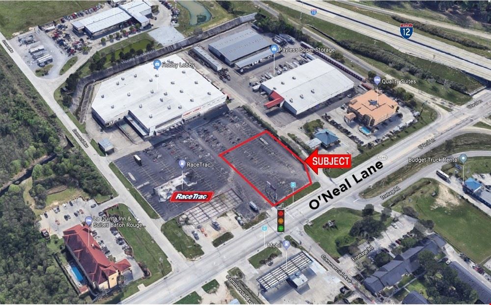 ±22,500 - 50,000 SF, High Traffic Outparcel on O'Neal and 1-12