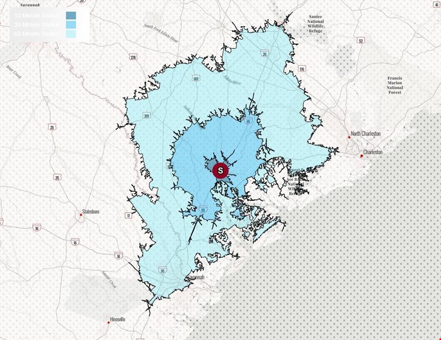 Intermodal Interchange Site - I-95 & CSX Rail Centric by 1 Minute - Workforce Housing - Onward Ports of Savannah and Charleston