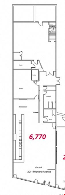 2011 Highland Ave - Former Dugan's