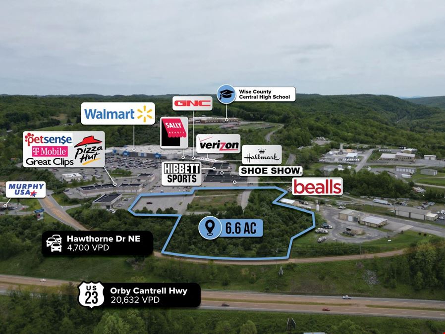 $1 Auction – 6.6 AC Walmart Outparcel