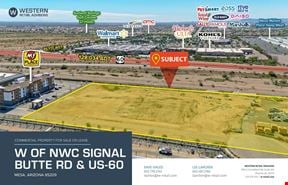 W of NWC Signal Butte & US-60