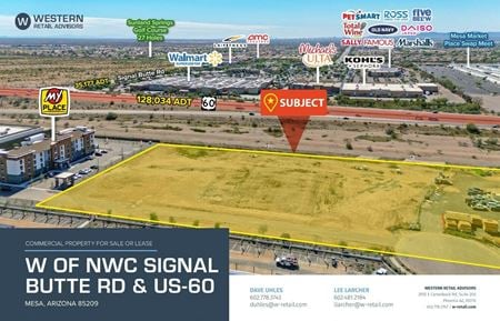 Preview of VacantLand space for Rent at W of NWC Signal Butte & US-60