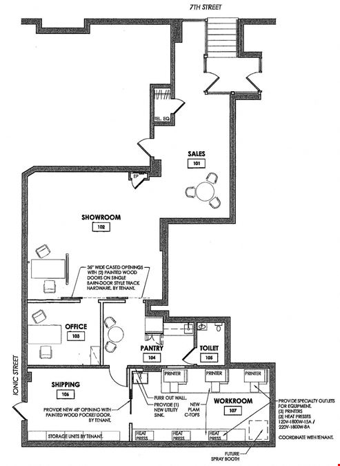 1,540 SF | 118 S 7th Street | Boutique Retail/Office Space For Lease