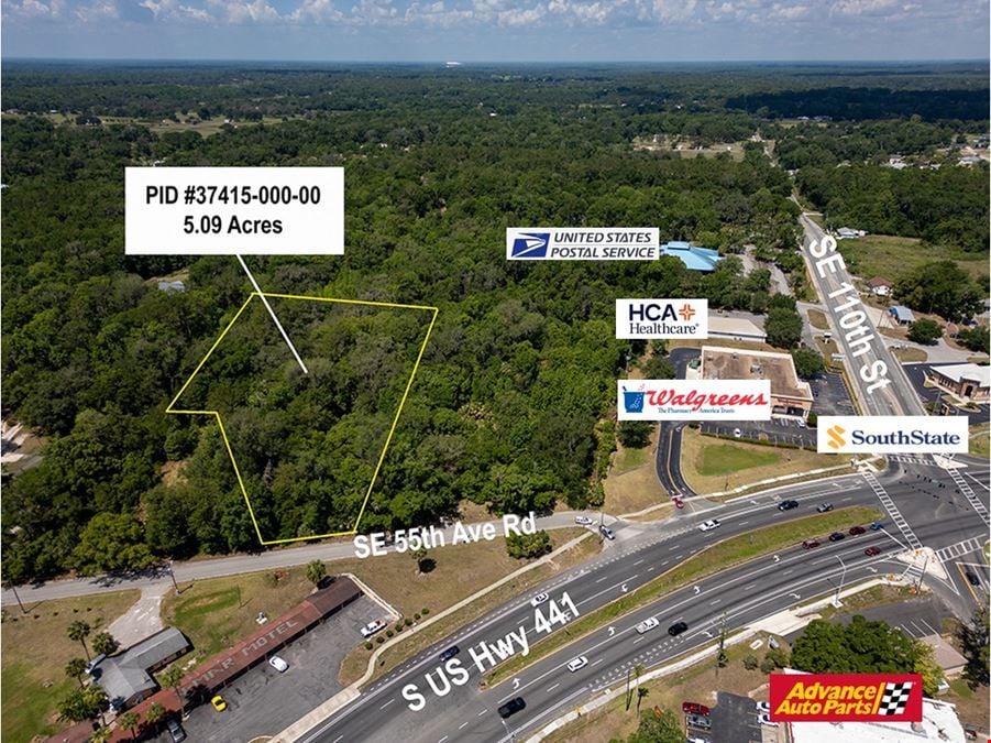 10.24 Acres Zoned B-2 in the City of Belleview