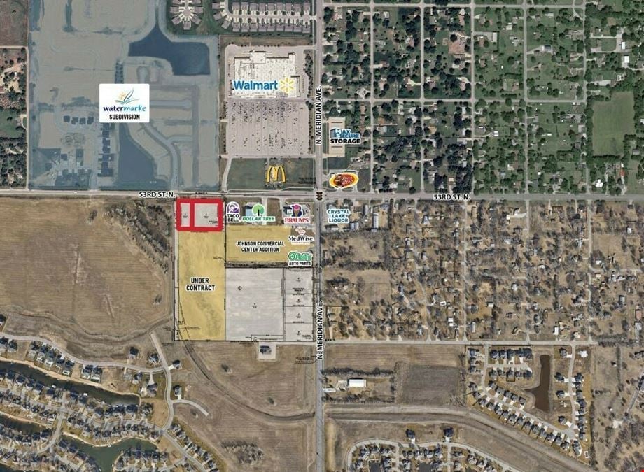 2 COMMERCIAL LOTS FOR SALE AT 53RD & MERIDIAN