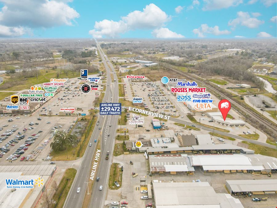 Visible Suite in Retail-Dense Corridor of Airline Hwy