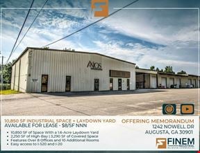 10,850 SF Industrial Space