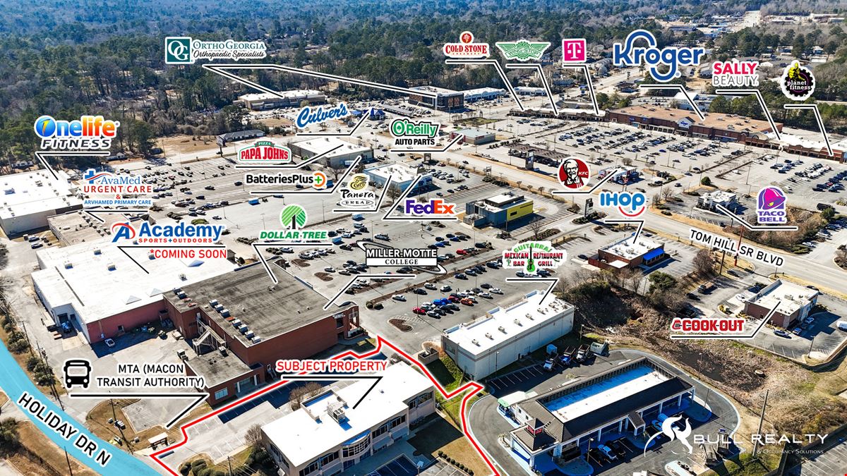 North Macon Office Suites | ±2,767 SF - ±8,025 SF | Access to I-75