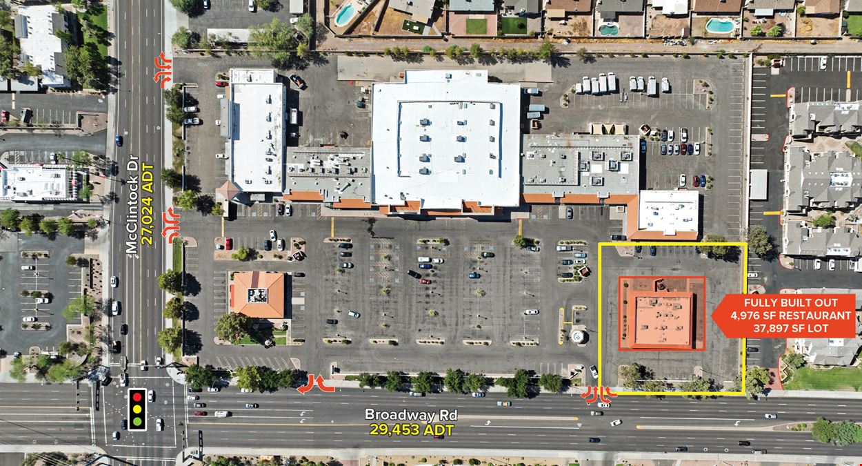 Rare, Free Standing, Right on the Road Single Tenant Restaurant Available for Sale
