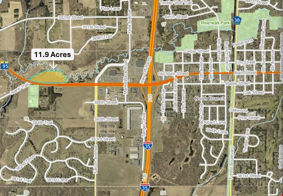 11.9 Acres 5022 St Croix Trl