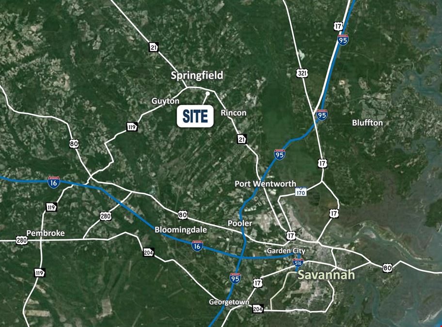 ±7.89 Acres Along GA Highway 21 | For Sale