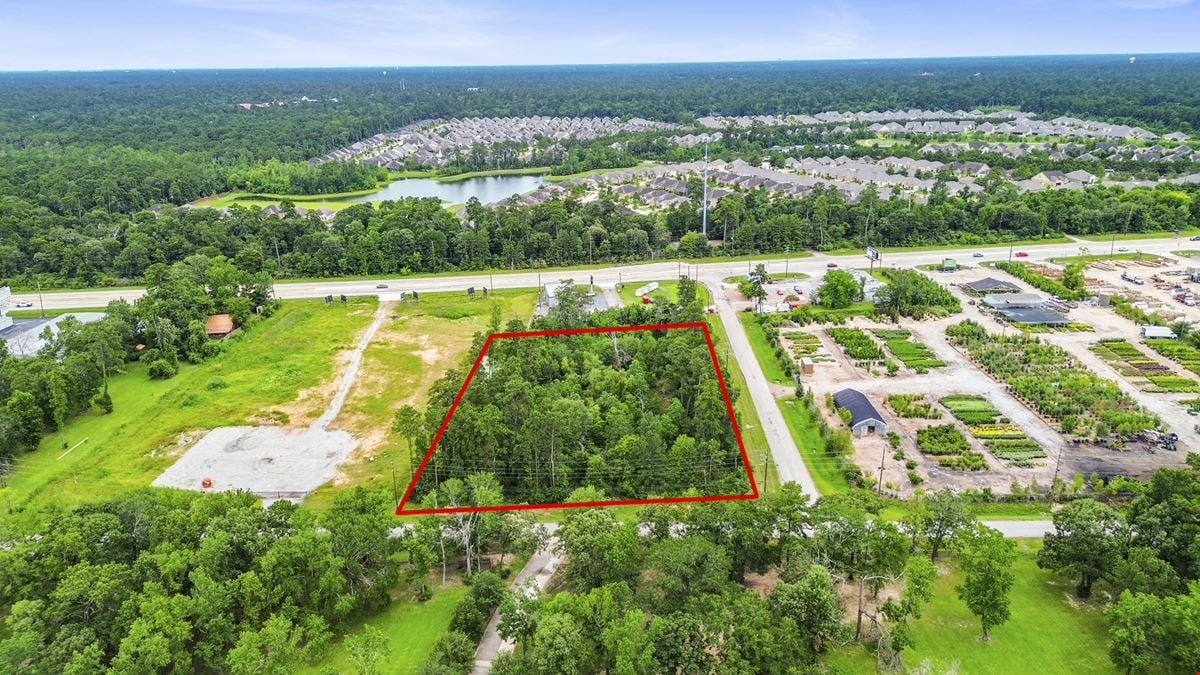 Dev. Site High-Traffic Corner Lot Near FM 1488 & Kuykendahl ±2.5-Acre  – Ideal for Retail Development