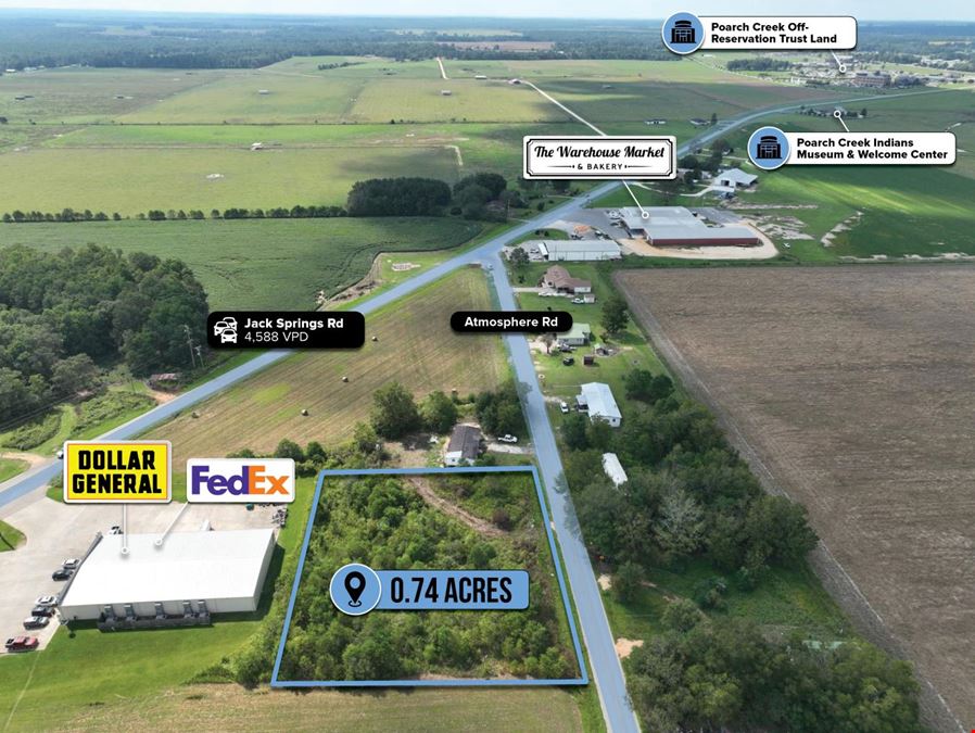 $1 Auction – 0.74 Acre Parcel | Dollar General Adjacent | Florida/Alabama State Line Nearby