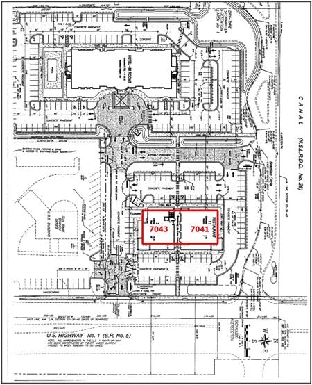 Preview of Office space for Rent at 7041 & 7043 S US Highway 1
