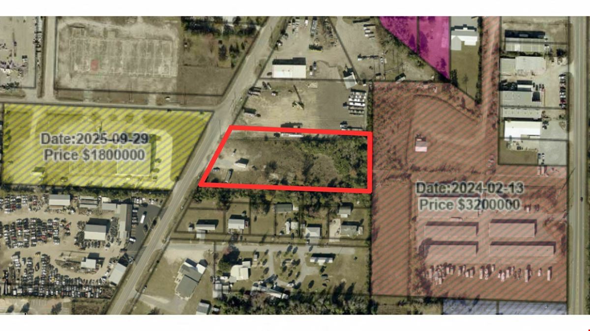2.09-Acre Commercial/Industrial Development Site (C3-A) on N Sherman Avenue