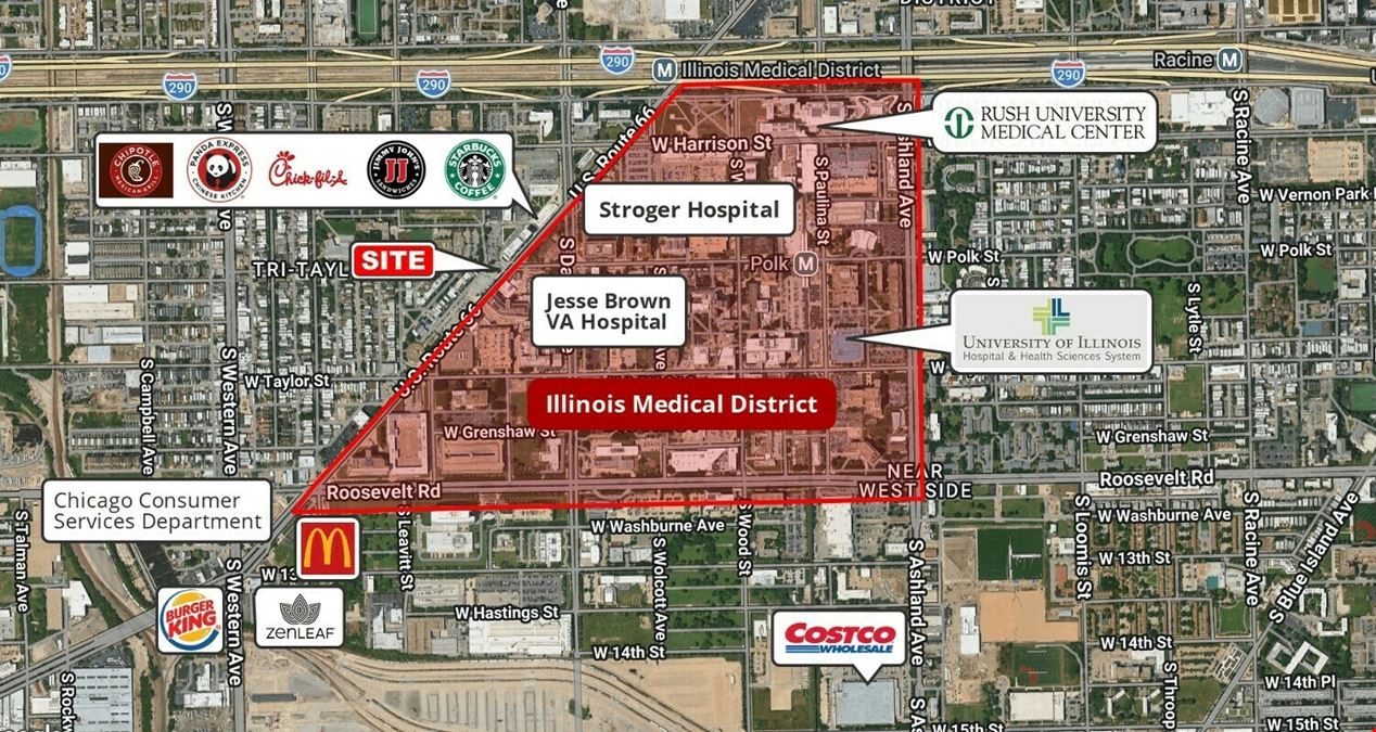 Illinois Medical District Retail Corner