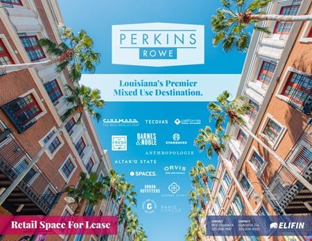 Preview of Retail space for Rent at 10001 Perkins Rowe